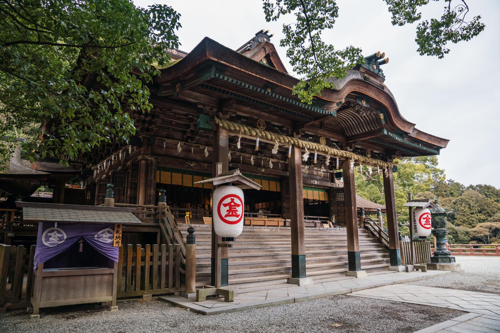 金刀比羅宮參道與社殿景觀