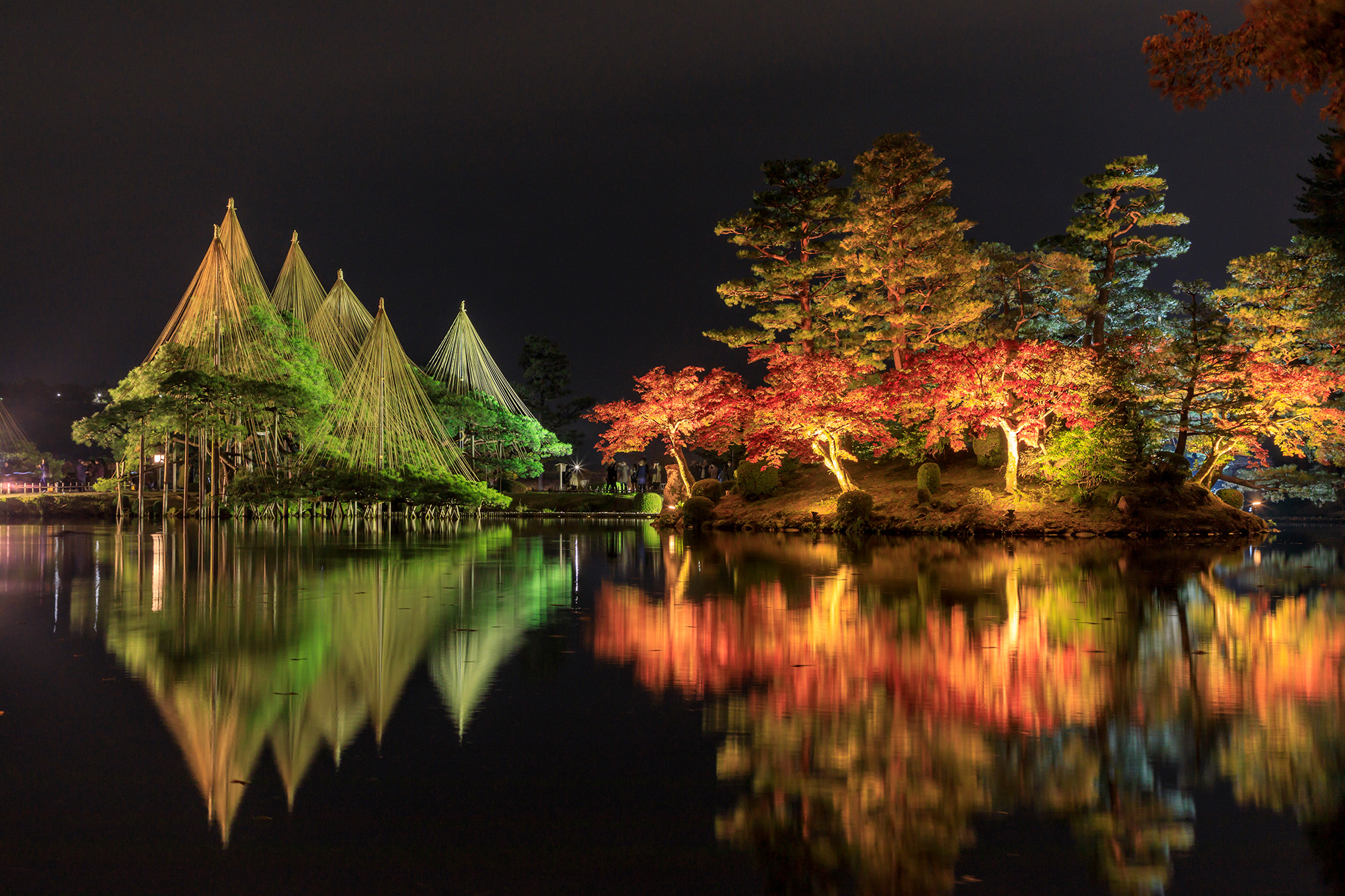 兼六園四季庭園景觀