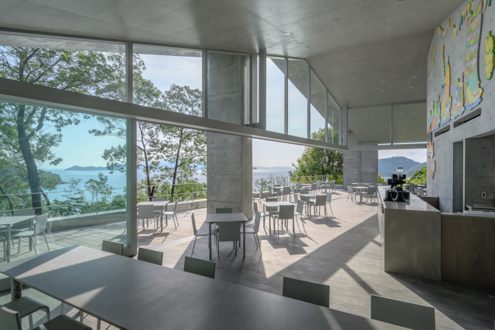 直島新美術館建築與海島環境