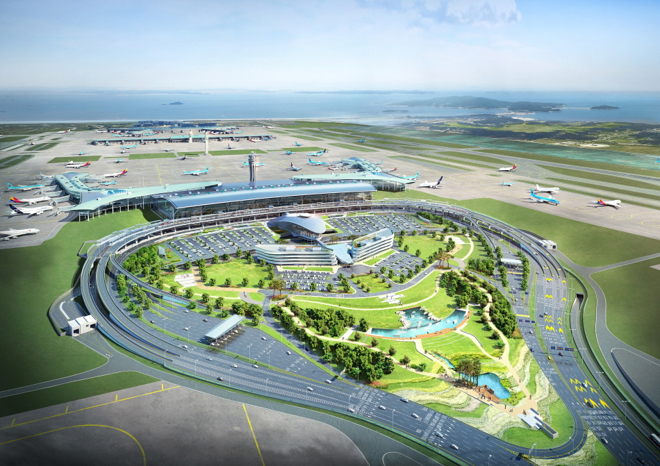 仁川國際機場第二航廈候機及抵韓旅客場景